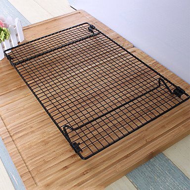 Y&XL&H Collapsible Cake Cooling Rack for Cake Bread Cupcake Baking Tool Nonstick Coated Black Color N4