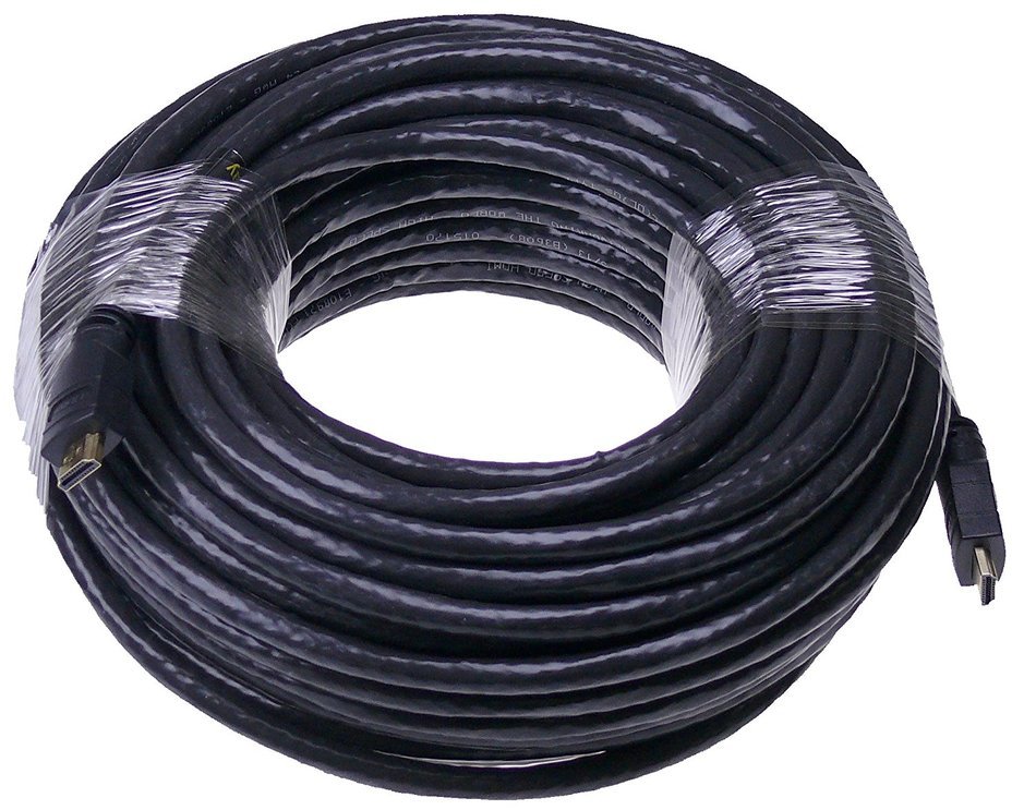 NTW 75 ft. True Plenum HDMI cable (CMP rated), 24 AWG, Gold plated Connector, with Redmere chipset Made in USA... N3