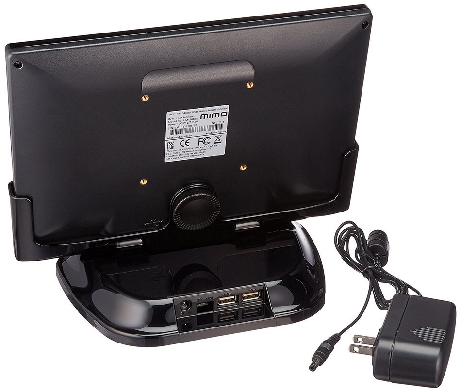 Mimo UM-1010A Magic Touch Deluxe 10.1'' LCD Monitor, Black N4