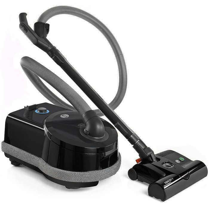 Sebo Airbelt D4 Black Premium Canister Vacuum Cleaner with ET-1 Powerhead and Bare Floor Brush w/ Free Shipping! N9