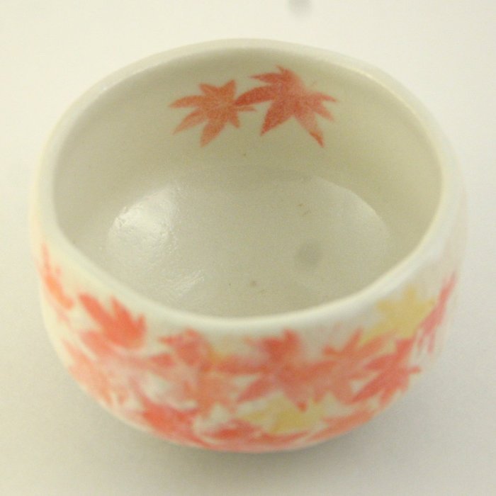 Japanese Matcha Bowl (Chawan) / Cute Size / Japanese Maple N2
