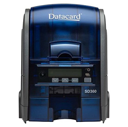 Datacard SD360 Dual Sided ID Card Printer Duplex ISO Magnetic Stripe 100-Card Input Hopper (H1.M1.D1) 535504-002
