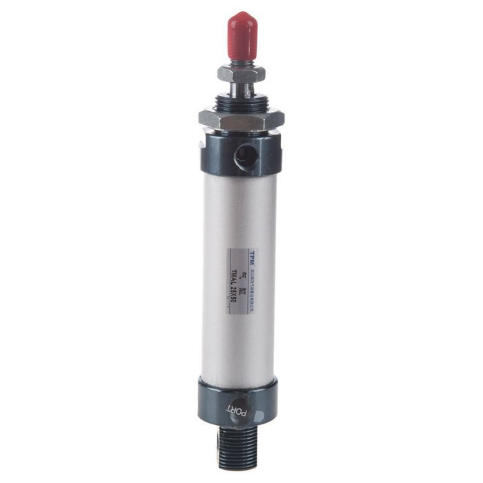Pneumatic Cylinder - TOOGOO(R) Double Action Single Rod Pneumatic Cylinder MAL 25 x 50 N3