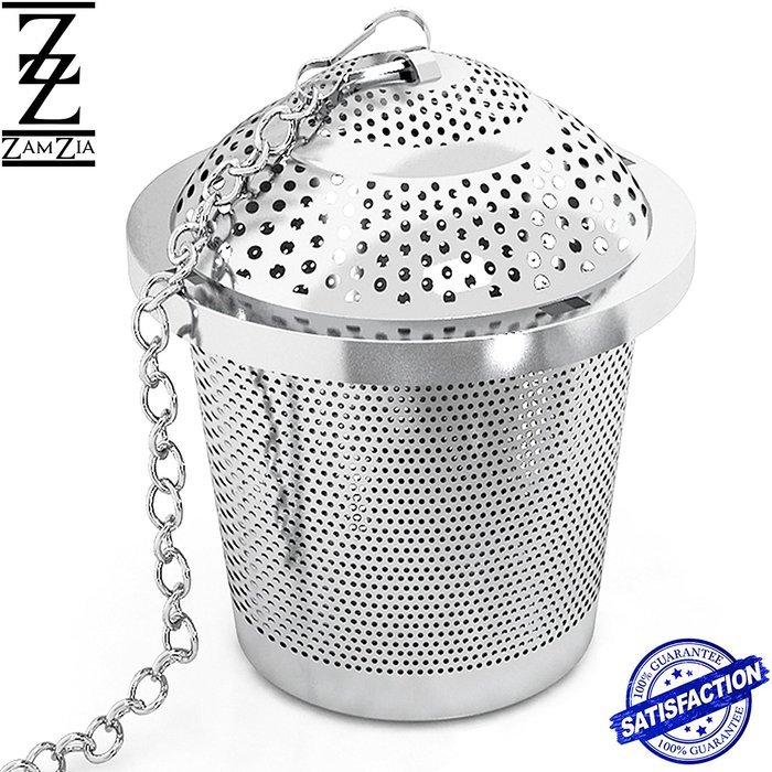 Luxury Tea Infuser & FREE Tea Stick Set by Zamzia - Ideal for Loose Leaf Tea & Travel Mugs &ndash; Easy to Clean & Use... N6