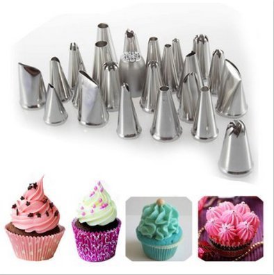 Samia Diversity Pastry Icing Piping Bag Nozzle Tips Fondant Chocolate Cake Sugar Craft Tool Decorating Pen Set... N12