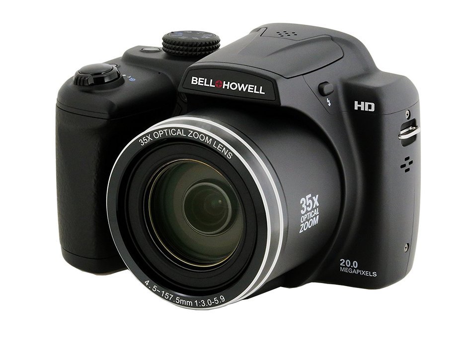 BELL+HOWELL B35HDZ 20.0MP Superzoom Bridge Digital Camera with HD Video & 35X Wide-Angle Optical Zoom N3