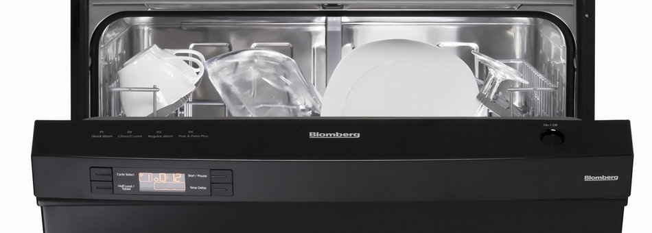 Blomberg DWT24100B Dishwasher with Tall Tub Front Controls, 14 Place Settings, Black