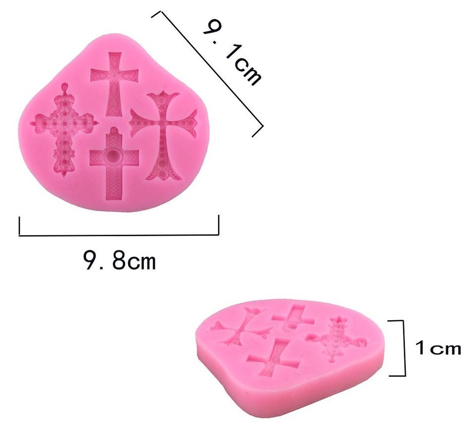Beauty Clubs Mold Fondant Cake Baking Donut Maker Cutter Plastic Baker N3