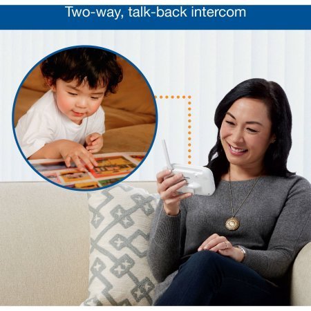 VTech VM343 Safe & Sound Video Baby Monitor with Night Vision, Pan/Tilt/Zoom and Two-Way Audio N3