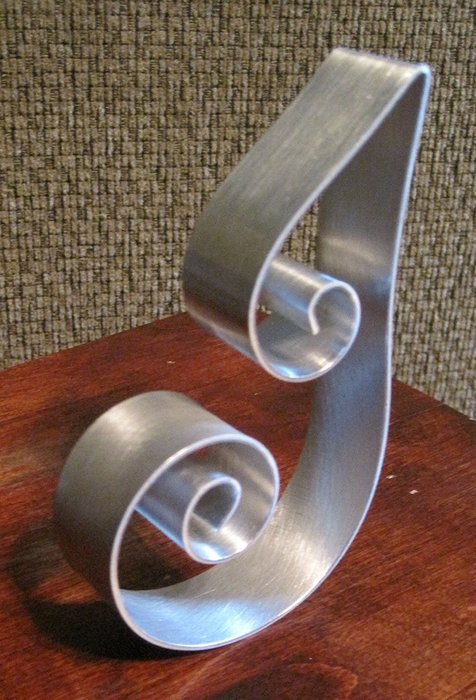 Hortense B. Hewitt Wedding Accessories Metal Scroll Cake Top, Letter M, 5-Inch Tall N24