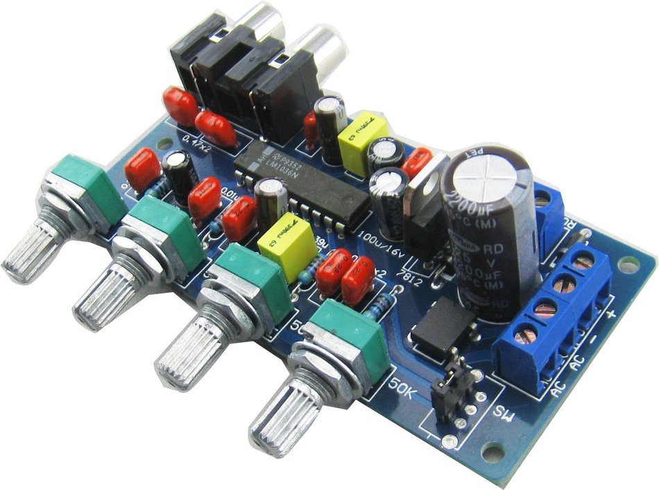 Yeeco LM1036n Tone Adjust tuning Volume Control tuning Mixing board AC10-12V/DC12-15V voice Tuning plate