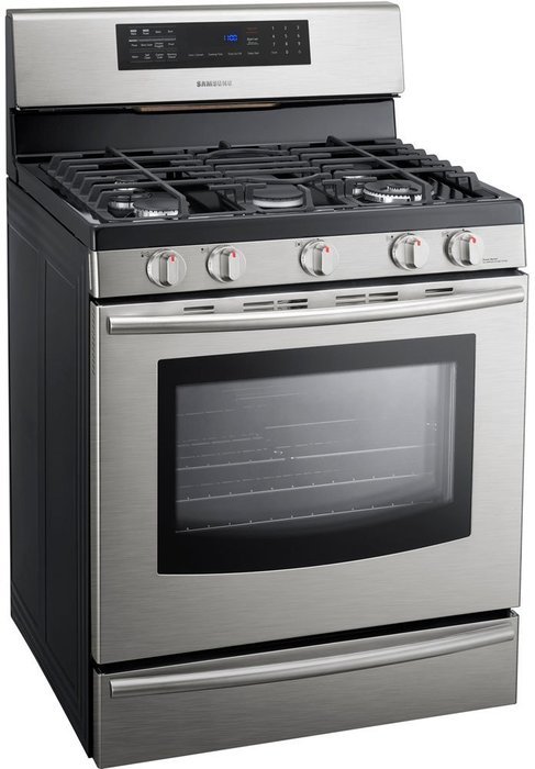 Samsung FX710BGS 30" Stainless Steel Gas Sealed Burner Range - Convection