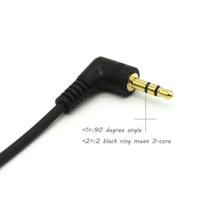Coiled 3.5mm Jack Audio Cable - Riipoo 5 Feet 90 Degree Angle 3 Pole TRS 3.5mm Male to Female Stereo Jack Audio... N4