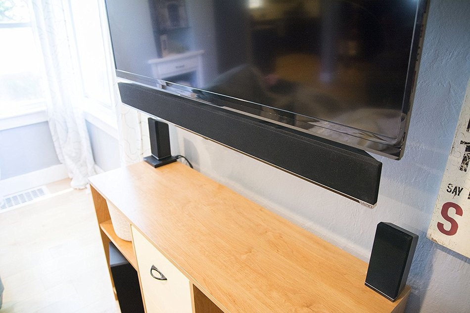 VIVO Universal Sound Bar Bracket Mount Below Wall Mounted TV / Fits 23"-65" (MOUNT-SPSB2) N3