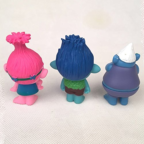 Cute! DreamWorks Trolls Poppy Doll Mini Figures Collectable Doll Choose Character Cake toppers N4