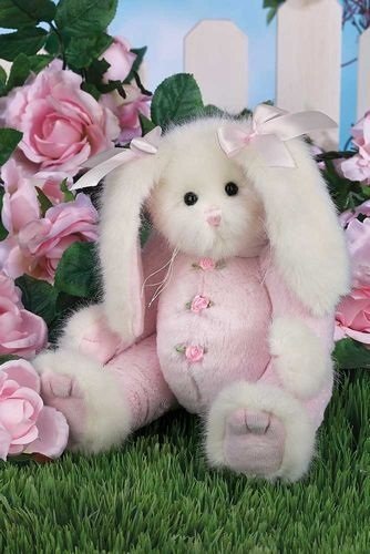 Bearington Collection Spring Bear Easter Candy Cottontail 10"