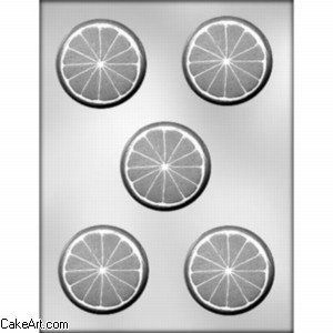 Cake Art - 2.5" Round Citrus Slice Mold 5