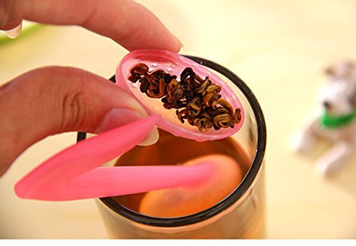 5PCS Music Note Fashion Convenience Tea leaf Strainer Spoon Teaspoon Infuser Filter N4