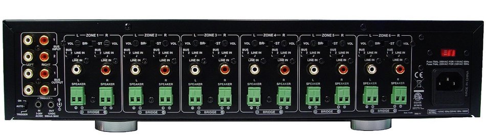 AudioSource AMP 1200 12-Channel Audio Distribution Amplifier (Black)