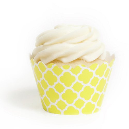 Dress My Cupcake Lavender Spanish Tile Cupcake Wrappers, Set of 12 N7