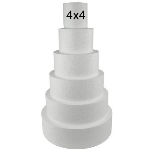 Round 4" Cake Dummies - 1 Cake (4"H x 6"W) N6