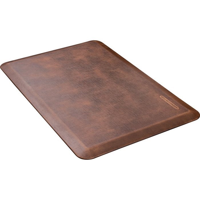 WellnessMats Antique Linen Kitchen Mat, 36" by 24", Antique Light N7