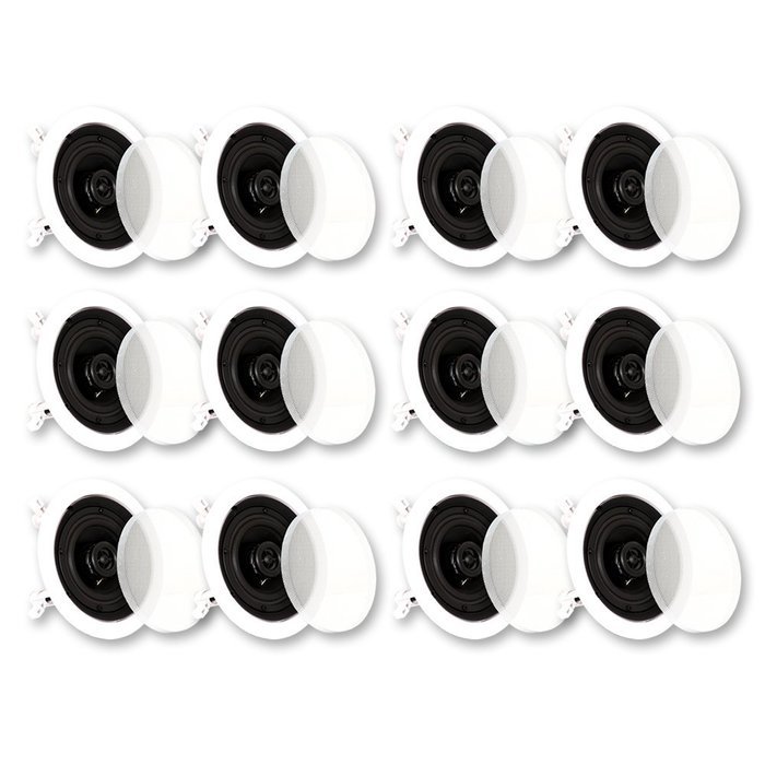 Theater Solutions In Ceiling Surround Sound Home Theater 6 Pair Pack 6CS4C