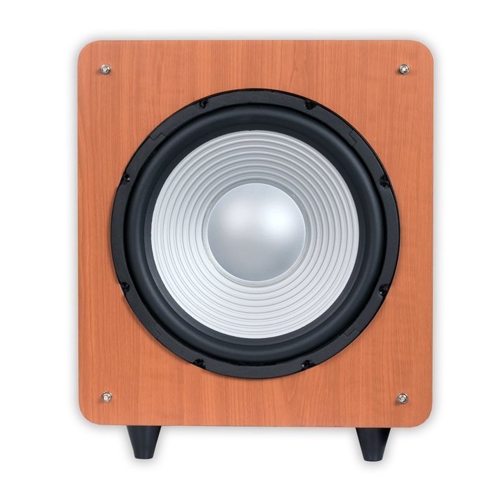 Acoustic Audio CS-PS10-C Front Firing Subwoofer (Cherry) N10