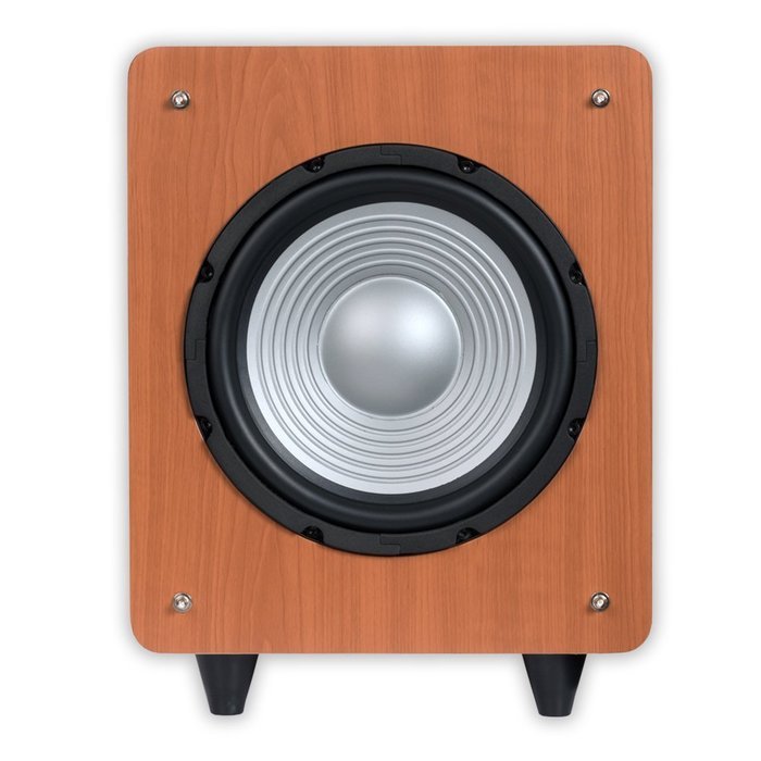 Acoustic Audio CS-PS10-C Front Firing Subwoofer (Cherry) N12