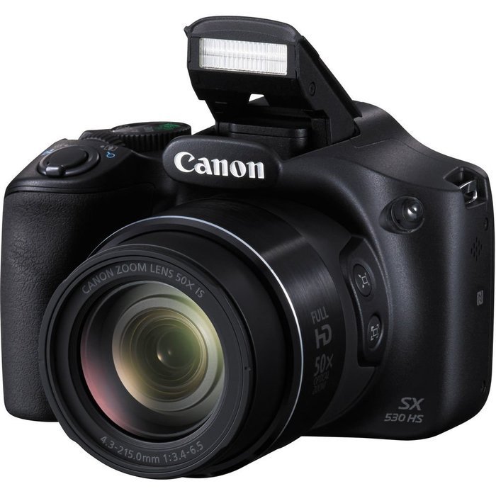 Canon PowerShot SX530 HS Digital Camera + 128GB Green's Camera Bundle8 N7