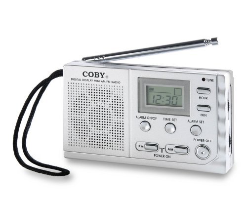 Coby CX-53 AM/FM Radio with Digital Display & Alarm Clock (Discontinued by Manufacturer)