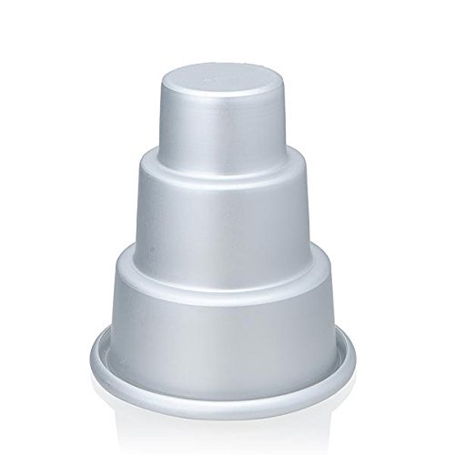H504 Three-Tier Cupcake Pudding Chocolate Cake Mold Baking Pan Mould N2