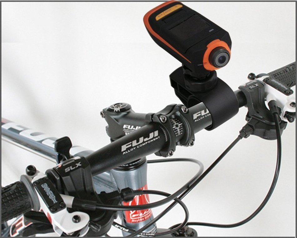 AT90 1.5" LCD 5MP CMOS 1080P HD 170 Degree Waterproof Sports Camera w/ IR Remote - Black + Orange N5