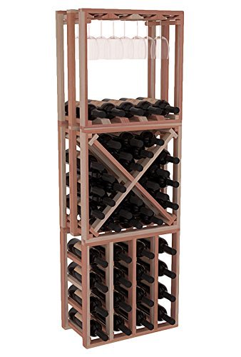 Wine Racks America Redwood Lattice Stacking Cube 3 Piece Set. 13 Stains to Choose From! N2