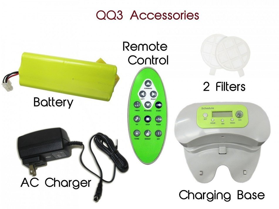 Infinuvo CleanMate QQ-3 LT Automatic Robotic Vacuum Cleaner with Home Charging Base, Scheduler, Remote Control... N4