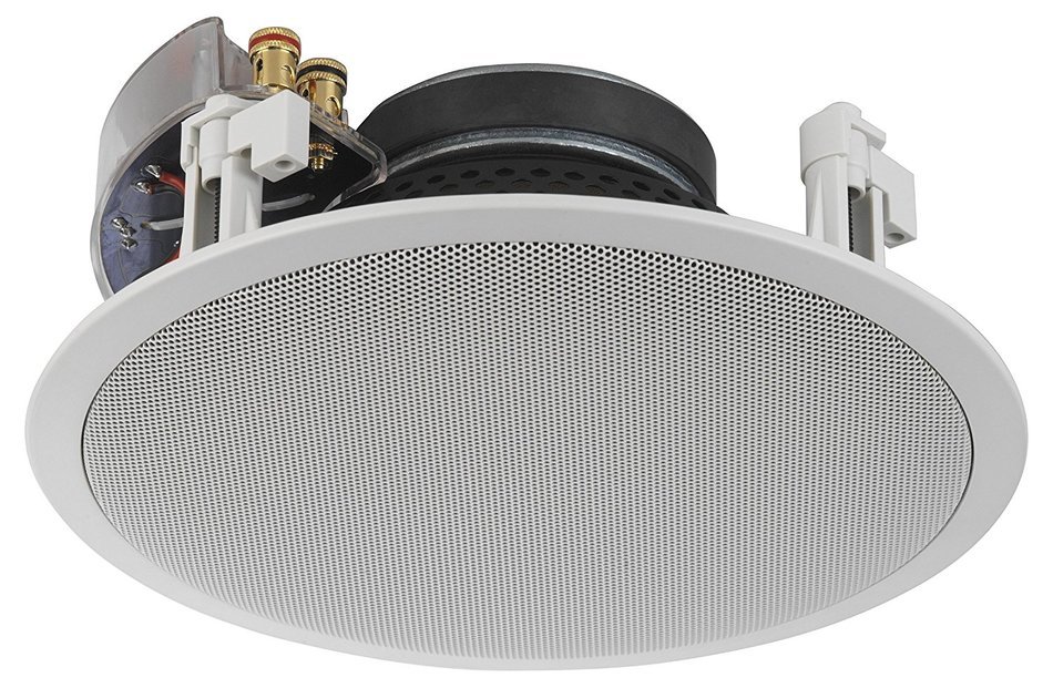 Yamaha In-Ceiling 3-Way 100 watts Natural Sound Custom Easy-to-install Speakers (Set of 4) with Dual Tweeters...