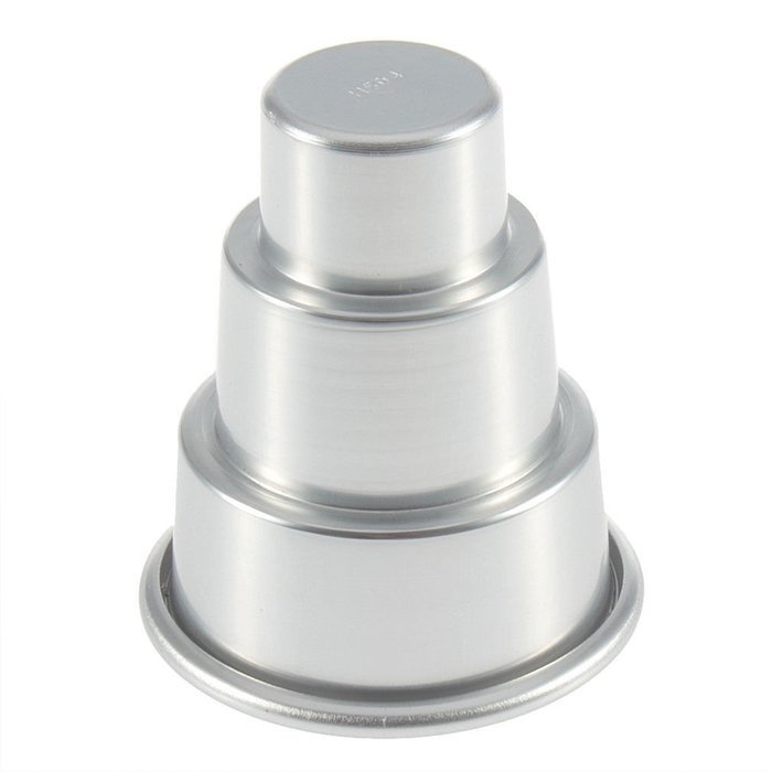 DIY Mini 3-Tier Cupcake Pudding Chocolate Cake Mold Baking Pan Mould Party DX N3