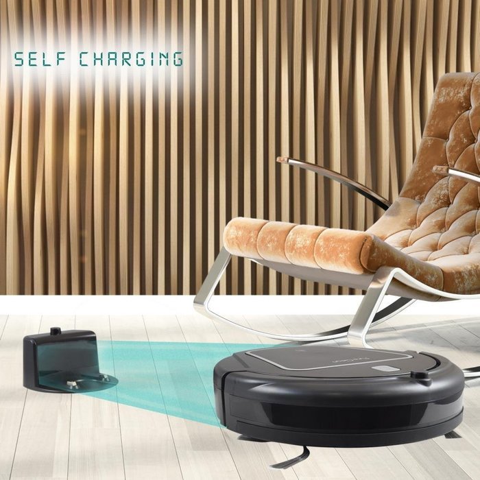 Robot Vacuum Cleaner - Pet and Allergy Friendly - Features Weekly Schedule Home Cleaning, Charging Dock, Wet Mop... N4