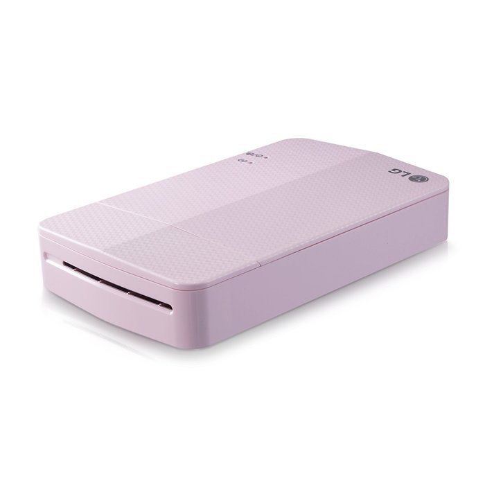 [Printer+Paper SET] New LG Pocket Photo Printer 3 PD251 [Pink] (Follow-up model of PD241T PD239) + LG Zink Sticker... N6