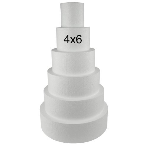 Round 4" Cake Dummies - 1 Cake (4"H x 6"W) N7