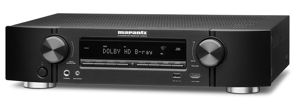 Marantz NR1604 Slim Line 7.1 Network AV Receiver with Apple AirPlay (Discontinued by Manufacturer) N2