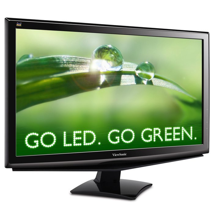 Viewsonic's VA2448M-LED 24-Inch Widescreen LED Monitor - Black
