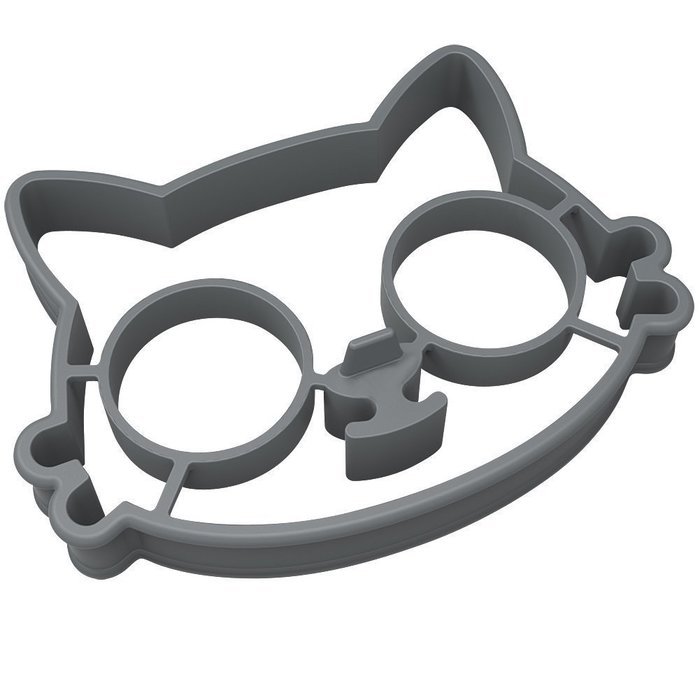 Tenta Kitchen Silicone Egg Ring Mold, Pancake Mold Set -Rabbit, Owl and Skull (Pack of 3)