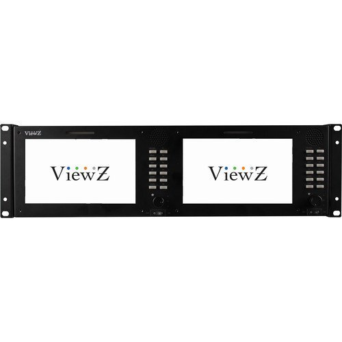 ViewZ VZ-070RM-3G 3RU Dual 7.0" 3G-SDI Rackmount Monitor N2
