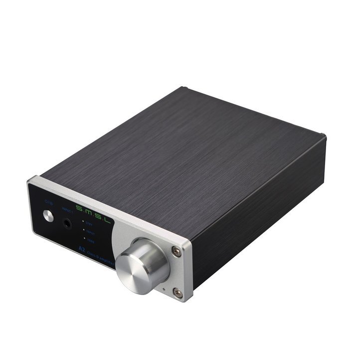 GemtuneSMSL A2 HiFi 2.0 Pure Digital Audio Amplifier TDA7492 DV24V Input AUX/RCA Active Subwoofer Output 40W+40W...