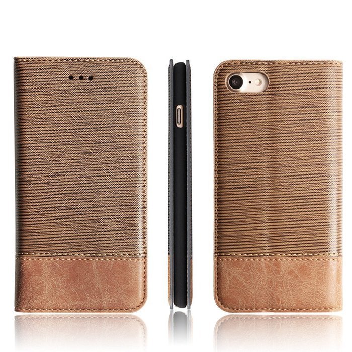 Case iPhone 7 Plus Cover,TechCode Smart Pattern Folio Stand with Card Slot Design Wallet Type Flip PU Leather... N22