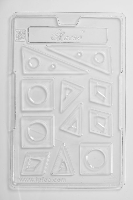 Cacao Thin Cake Decorations Chocolate Mould 11 Cavity
