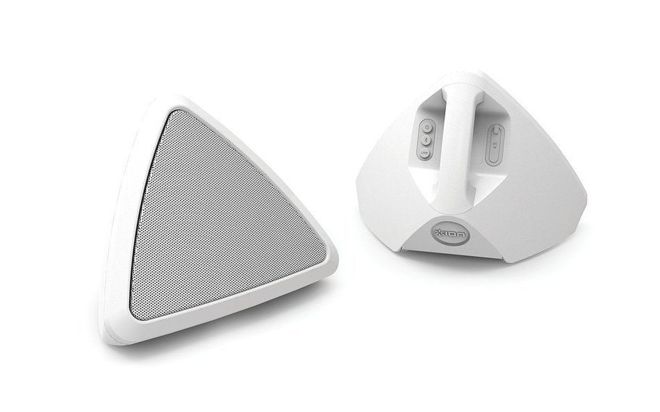 ION Audio Cornerstone | Waterproof Wireless Outdoor Speaker with Rechargeable Battery (Single) N2