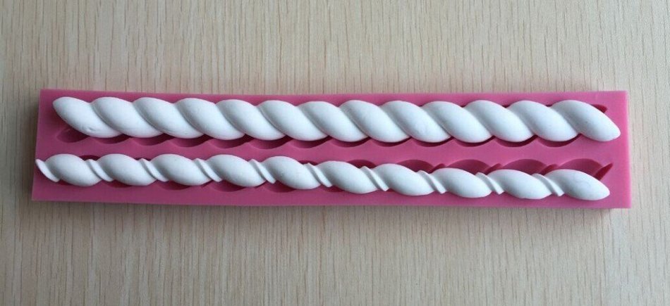 Anyana Fritters Shape Silicone Fondant Mold Cake Decorating Pastry Gum Pastry Tool Kitchen Tool Sugar Paste Baking...