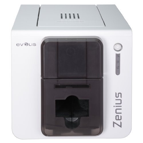 Evolis Zenius Single-Side ID Card Printer - Grey Brown - ZN1U0000TS